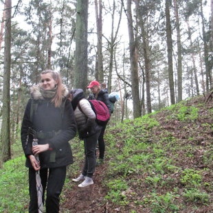 Slabados  piliakalnis - neseniai atrastas. Paskutinis žygio taškas