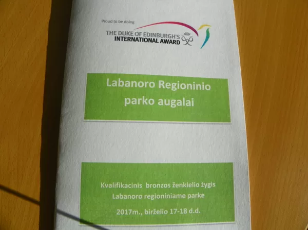 Leidinys apie Labanoro regioninio parko žydinčius augalus