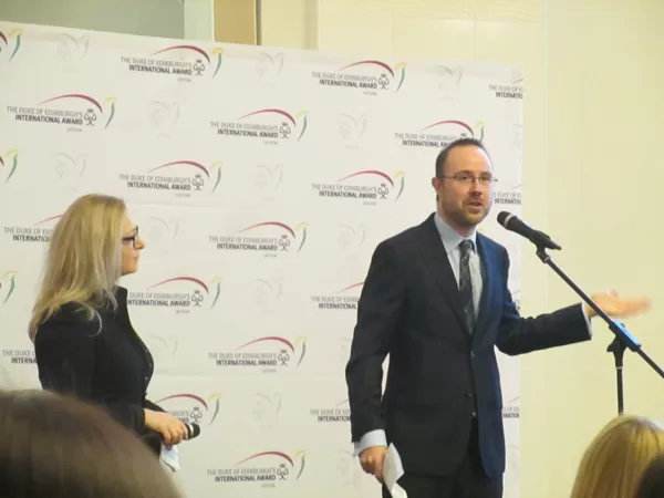 Jungtinės Karalystės ambasadorės pavaduotojas ir Jos Didenybės konsulas Martyn Cushing
